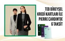 Pierre Cardin'de 6 taksit!